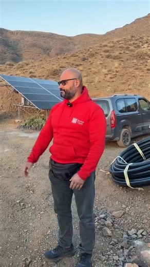 Water well with solar panels opening and planting olive trees for families in Morocco 🇲🇦 Keep supporting our sustainable projects 🤲🏽 Donate through the link in our bio ❤️ Thank you for your generosity #morocco #charity #sustainability | Swiss Barakah Charity