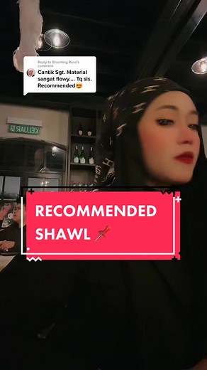Replying to @Blooming Rose Alhamdulillah terima kasih sis sudi support #shawlhabibi #shawltutorial #shawltutorialmalaysia #habibihijabs #tudungviral #tudungviralbyemmaasaari #turbanhijabs #arabichijabs #tutorialhijabs #arabtiktok #shawlviral2022 #shawlhairstyle #rekomenshawl #shawltutorialraya