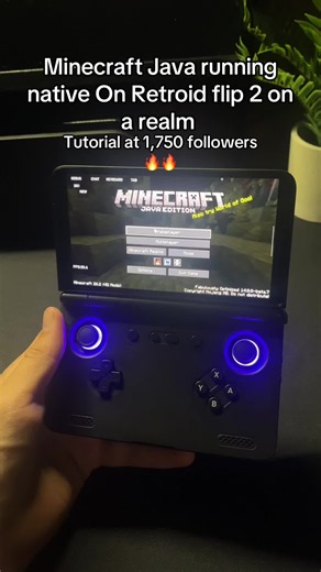 This is how you can play Minecraft Java on ur handheld like ayn Thor, flip 2, rp6 #fypシ #retroidflip2 #handheld #minecraftjava #androidhandheld