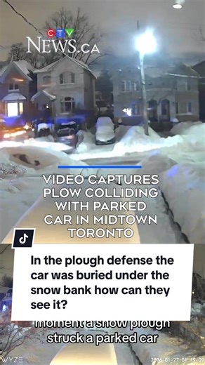 #stitch with @CTVNews In the plough defense the car was buried under the snow bank how can they see it? Don’t sit inside and wait till plough come out, move your vehicle for them to clear the road or clear it for visibility ! #fyp #foryou #canadiantiktok #canadiancheck