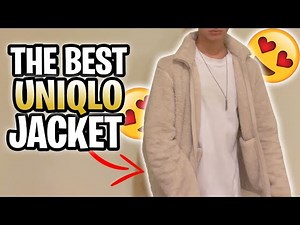 The BEST fluffy jacket on the market !? | UNIQLO MEN FLUFFY YARN FLEECE JACKET REVIEW