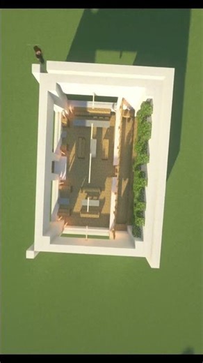 Minecraft: how to build a Modern Cafe #minecraft #build #mc #short