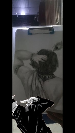 Realistic Krishna Drawing | Divine Art Process 🦚✨