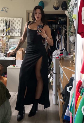 Gorgeous Slit Dress for a Night Out