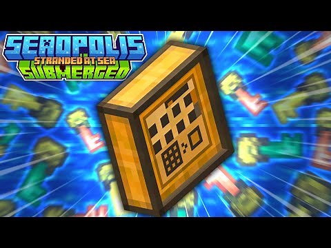 NEW STORAGE SYSTEM & STRAINER UPGRADES! EP3 | Minecraft Seaopolis: Submerged [Questing Skyblock]