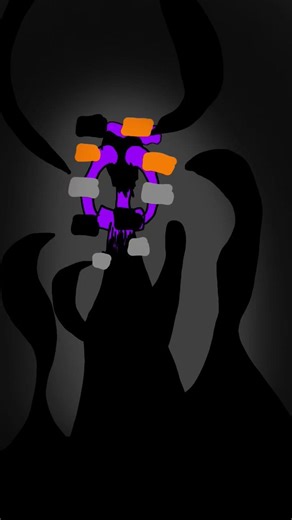 Purple William is now being corrupted by the darkness and missingno now hes a powerful corrupted god