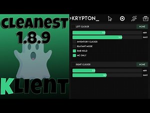 Most clean Ghost Client for 1.8.9 | krypton