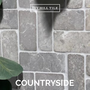 Ivy Hill Tile Countryside Sliced Flat Oval 11.81 in. x 11.81 in. White Floor and Wall Mosaic (0.97 sq. ft. / sheet) EXT3RD105050