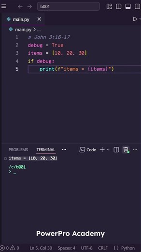 Python Debugging Trick Every Developer Should Know 😱 #coding #learnpython #interviewprep