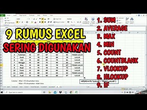 RUMUS EXCEL LENGKAP UNTUK PEMULA SAMPAI MAHIR ~ MICROSOFT EXCEL