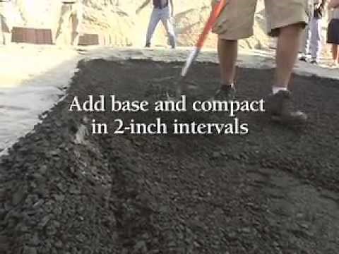 Do it yourself video - How to install walkways, patios and landscape pavers