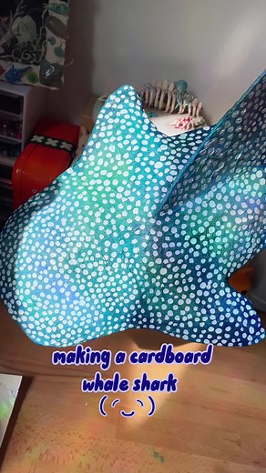 Creating a Cardboard Whale Shark