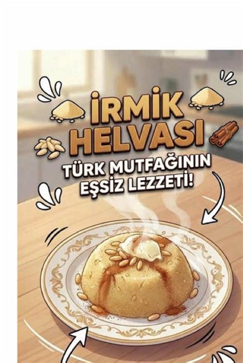 İrmik Helvası Tarifi - Çocukluk Anıların Tatlısı