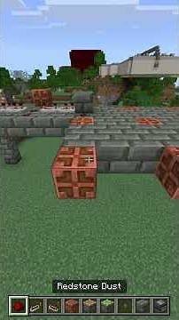 Minecraft Bedrock – Automatic lighting with copper bulb tutorial