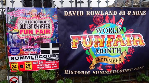 Summercourt Fair, An 800 year old Cornish tradition, Cornwall, UK