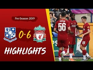 Tranmere 0-6 Liverpool | Reds kick off pre-season with six goals