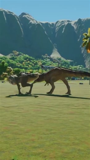 SCORPIOS REX VS CARNOTAURUS #jurassicworldevolution3 #jurassicworld #jurassicparkdinosaur