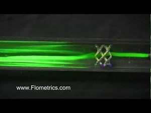 Flow Visualization Through A Static Mixer