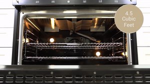 Forno Antico 36 in. Black Gas Range 6 Burner FFSGS6219-36BLK