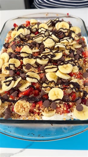 This banana split dessert is the most fun treat yet