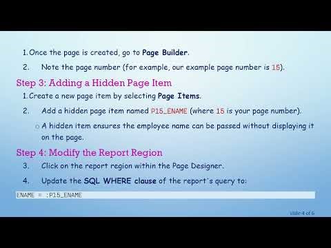 How to Pass URL Parameters to a Public Page in Oracle APEX