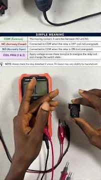 How to test a relay #electronics #relay # #inverterrepair