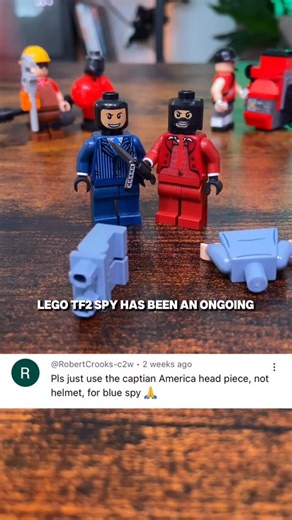 FinCantBuild on Instagram: "(Finally) Finishing Lego Team Fortress 2 Spy #lego #legoreels #tf2 #teamfortress2"
