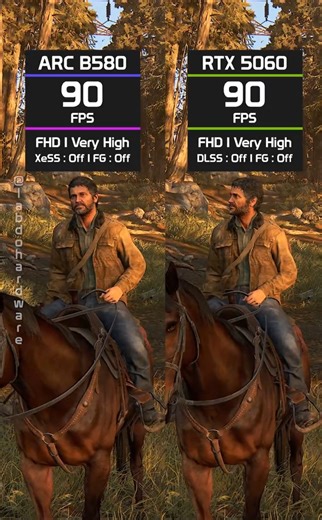 INTEL ARC B580 vs RTX 5060 Gaming Comparison #gpu #gaming #shorts