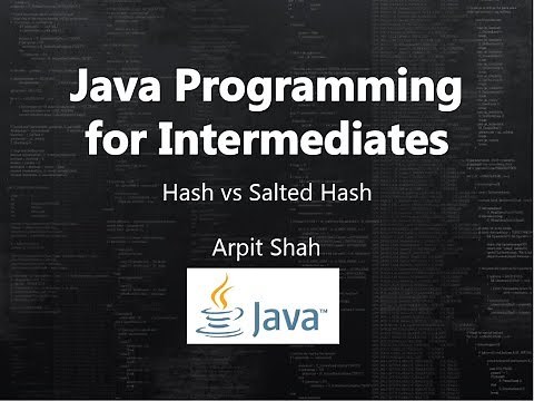 Hash vs Salted Hash (How to store password) Java