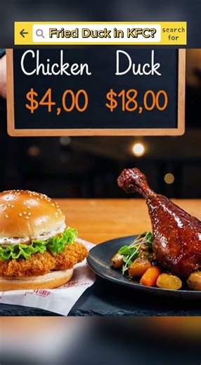 Why KFC will never serve fried duck #fastfood #kfc #foodindustry