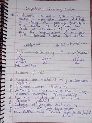 Computerised accounting System, Meaning and Features