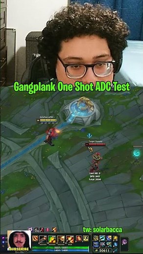 Solarbacca One Shot ADC Successful Test #gangplank