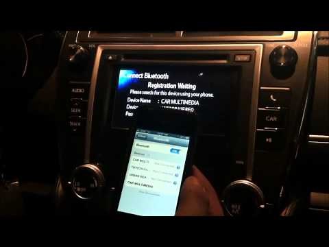 How To: Setup Bluetooth in the 2013 Toyota Camry