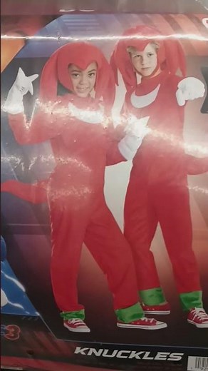 Sonic Movie 3 Knuckles Costume At Walmart