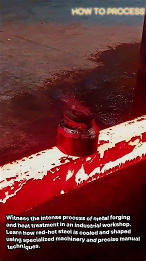 Unbelievable Heat Treatment Process of Glowing Steel #worker #process #metal #factorywork