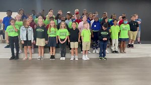 Griffin Elementary Choir debut performance at the school dedication this evening! Great job Ms. Pratt and students! | Forney ISD Fine Arts