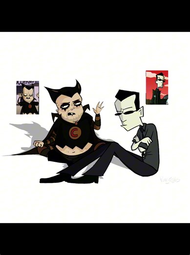 The author of the beginning of the video: @👽☆•𝘐𝘯𝘷𝘢𝘥𝘦𝘳 𝘓𝘦𝘮•☆🍋 Sorry, I wrote in the comments that I would draw them. #invaderzim #speedpaint #backgroundcharacter #draw #iz