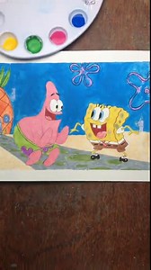 SpongeBob and Patrick Painting