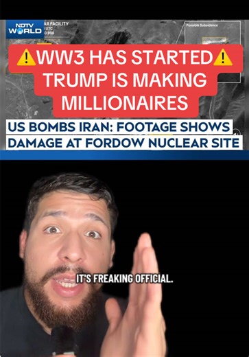 It’s offical The US is at war with Iran after attacking them 24 hours ago! WW3 is here and the Golden Dome Project is speeding up ⚠️🚨 #trump #military #iran #greenscreen