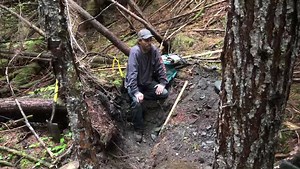 Out working on Putnam creek in the okanagan. Dig dig and more digging - looking for those high bench /old channel deposits..#prospecting | Canadian Gold Mining