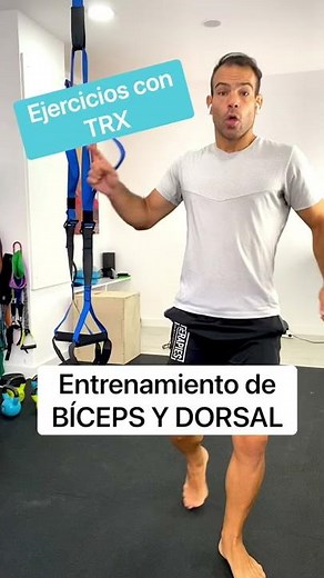 Ejercicios de TRX para PRINCIPIANTES 👏🏼👏🏼 Entrenamiento de BÍCEPS💪🏻 y ESPALDA😉🔝 TRX Workout