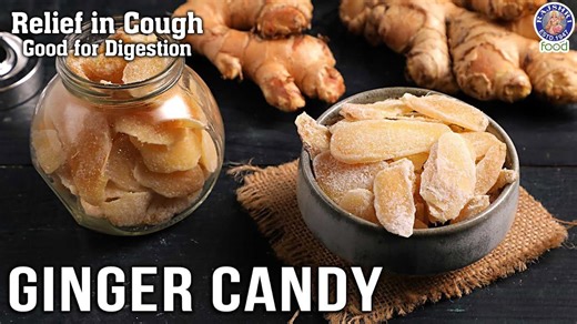 Homemade ginger candy