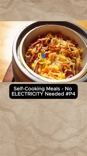 Self Cooking Meals No ELECTRICITY Needed#recipe #cooking #diy #emmymade #fyp