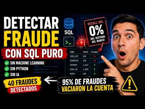 Detecté Fraude Bancario con SQL Puro (Sin Python ni IA) 🚨