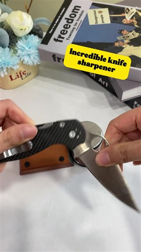 Affordable Knife Sharpening with Rolling Sharpener