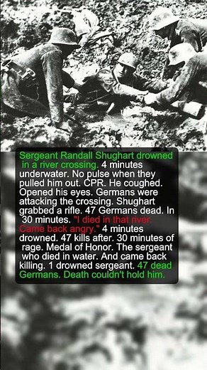 1 Drowned Sergeant Killed 47 Germans After 4 Minutes Without Air | Military History Talks