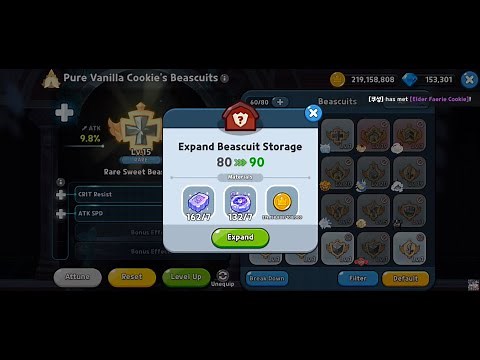 How to Expand Beascuit Storage (Your Storage is Full) - Cookie Run Kingdom