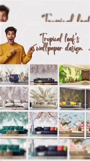 Give Your Home A Fresh Jungle Look! 🌿 Best Tropical Wallpaper Design