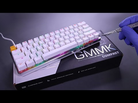 GMMK Compact 60% Modular Mechanical Gaming Keyboard Unboxing - ASMR