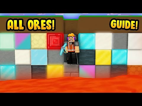 How to Find ALL ORES!! in Roblox Islands